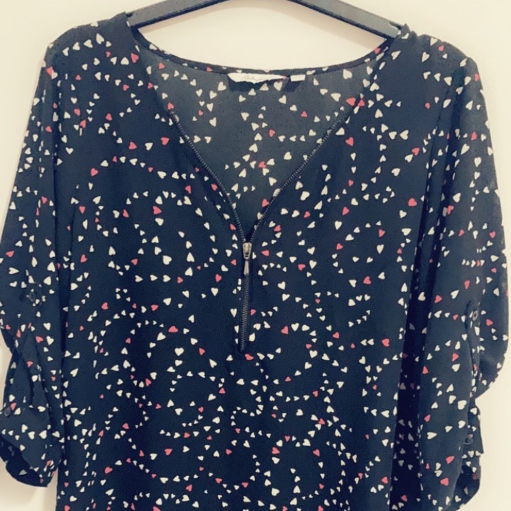 Reitmans Heart Blouse